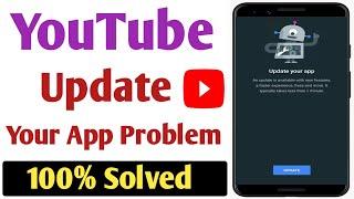 Youtube update your app problem solve