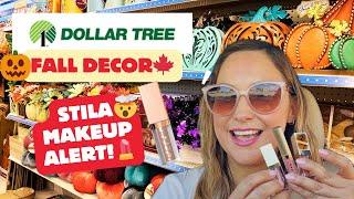 DOLLAR TREE ALERT!STILA MAKEUPHALLOWEEN/FALL DECOR FINDS!#dollartree#home#halloween#decor#makeup
