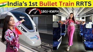 India’s First RapidX Train journey RRTS || Namo Bharat Rail || Delhi Meerut RRTS Train 