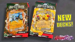 FIRST Pokemon ex Battle Decks! - Lucario ex & Ampharos ex