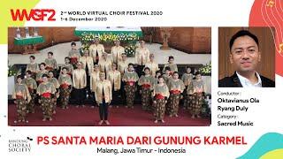 [WVCF2 028] PADUAN SUARA SANTA PERAWAN MARIA DARI GUNUNG KARMEL KATEDRAL IJEN - CANTATE DOMINO