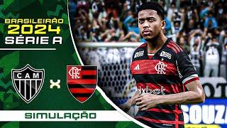 Atlético-MG x Flamengo (03/07/2024) Brasileirão 2024 - EFootball 2024
