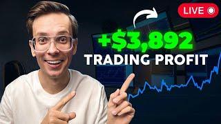 FINANCIAL INDEPENDENCE | HOW I MADE $3,892 in 8 MIN - NEW TRADING STRATEGY