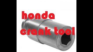 Having problem with the Honda crank bolt? check this tool out