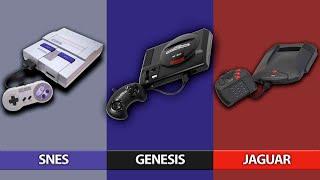 Super Nintendo vs Sega Genesis vs Atari Jaguar | Comparativa Gráfica | No Commentary