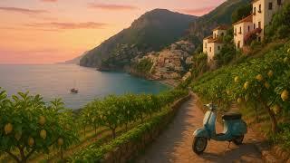 “Mediterranean Dawn | Peaceful Piano Music from Italy’s Amalfi Coast”
