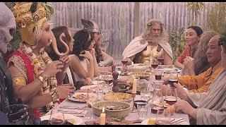 The Australian Lamb Ad 2017 Gods of the World eating Lamb at the dinner table