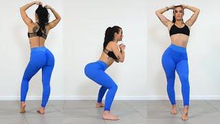 Curvy Hips Squat Challenge! At Home No Equipment Needed.