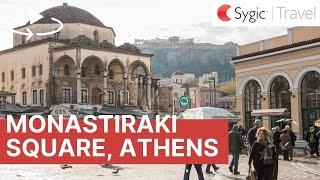 360 video: Monastiraki Square, Athens, Greece