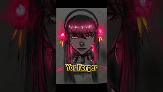 Yor Forger Spy X family  #glowart #animedrawing #digitalanimeart #anime  #yorforger