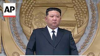 Kim Jong Un attends memorial event for grandfather Kim Il Sung, North Korea's founding leader