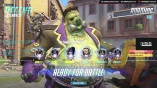 Overwatch Harbleu Playing Epic Roadhog Game With 58 Elims - Master Ranked -