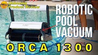 We Review the AIPER Orca 1300 Robotic Pool Vacuum - It Eats!