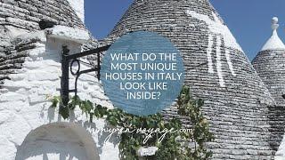 Step inside a TRULLO: What do Italy's most UNIQUE houses look like inside?! #shorts