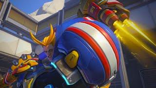 NEW Reinhardt Fire Strike Highlight Intro with Different Skins | Overwatch 2