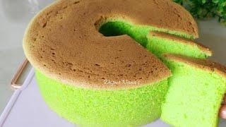 BOLU PANDAN SUPER LEMBUT, MOIST DAN NGEMBANG SEMPURNA