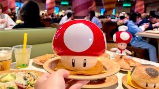 Alles essen im Super Mario Food Court in der Super Nintendo World, Universal Studios Japan