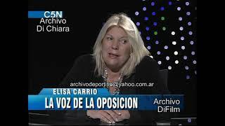 Gerardo Rozin entrevista a Elisa Carrio 2008 DV-01162
