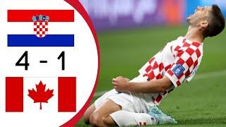 Croatia 4 - 1 Canada - Extended Highlights & Goals - FIFA World Cup Qatar 2022