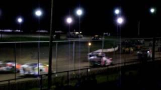 267 mike barone flips over wall at bridgeport speedway z14 racing ron roberts