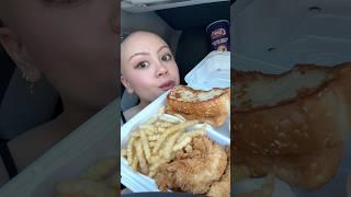 RAISING CANES ASMR MUKBANG#shorts #mukbang #asmr