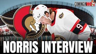 Josh Norris Full Interview : Ottawa Senators | Coming in Hot