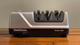 Chef's Choice Trizor XV EdgeSelect #chefschoice #knifesharpener #firstlook #honestreview #diy