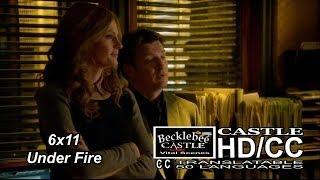 Castle 6x11 "Under Fire"  Caskett & Pyrophilia (HD/CC)