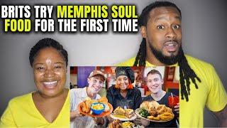 IS MEMPHIS SOUL FOOD BETTER?! Brits try Memphis Soul Food for the first time! |TheDemouchetsREACT