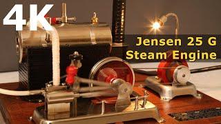 4K  | Running the Jensen 25 G Model Steam engine | Live Steam HowTo