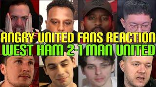 ANGRY  UNITED FANS REACTION TO WEST HAM 2-1 MAN UNITED | FANS CHANNEL