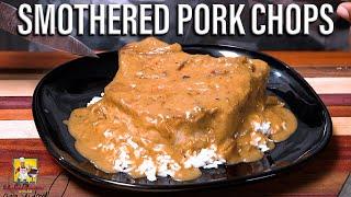 Smothered Pork Chops made easy | #SoulFoodSunday