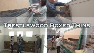 Trestlewood Boxed Thin Barnwood for Interior Accent Walls