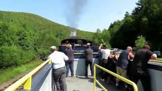 Lehigh Gorge Scenic Railway with Pacific Steam Locomotive No. 425 (2016) [HD]