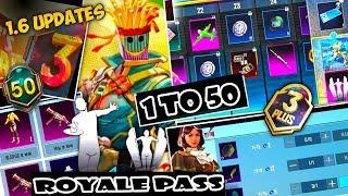 ROYALPASS M3 RP 1 To 50RP ||C1S2 TIER REWARD || M3 50RP OUTFIT || ROYALPASS LEAKS || PUBGM