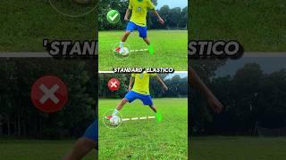 ‘Standard’ Elastico VS Reverse Elastico️#football #elastico #football skills #shorts #tutorialvideo