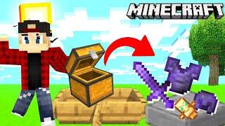 Minecraft But BOATS Drop Super Op Items..