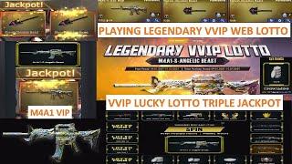 CROSSFIRE 3.0 PH PLAYING LEGENDARY VVIP WEB LOTTO & VVIP LUCKY LOTTO TRIPLE JACKPOT