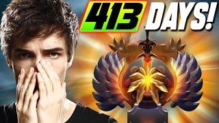 Grubby reaches IMMORTAL AFTER 413 Days! - Dota 2
