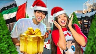 Who Gave The Best GIFT?  Christmas in Dubai  | Yash and Hass