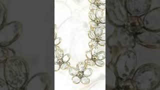 1948 Alfred Philippe Trifari Diamanté Necklace Parure.  #vintagejewelry #trifari #shorts