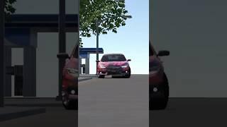 Driving Honda Civic in Car simulator game open world #youtubeshorts #gaming #shorts #trending