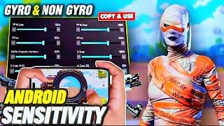 Android Sensitivity Pubg Mobile  Pubg Mobile Best Non Gyro Sensitivity  Gyroscope Settings | Code