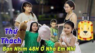 Thử Thách Bạn Nhím 48H Ở Nhà Em Nhi