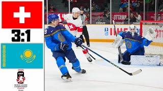 SWITZERLAND VS KAZAKHSTAN HIGHLIGHTS 2025 IIHF WORLD JUNIOR CHAMPIONSHIP