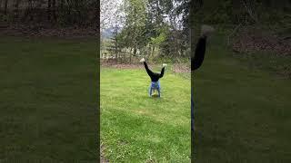 Only THE best cartwheel ever  #outdoors #cartwheel