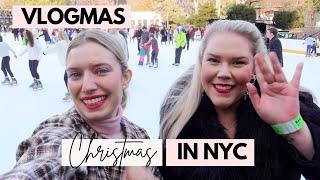 VLOGMAS DAY 10: CHRISTMAS IN NEW YORK! Ice Skating in Central Park, Shopping at Bergdorfs, dinner