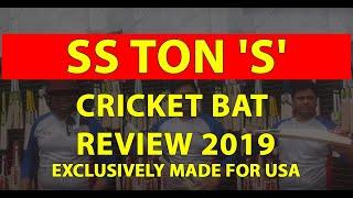 SS TON 'S' Cricket Bats Review in 2019 exclusively made for USA | Cricket Store Online