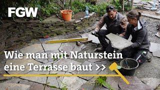 Wie man eine Terrasse baut | FGW Handwerkskunst