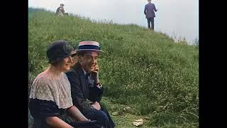 Beautiful South Limburg (NL) in the 1920s in color! [A.I. enhanced & colorized]